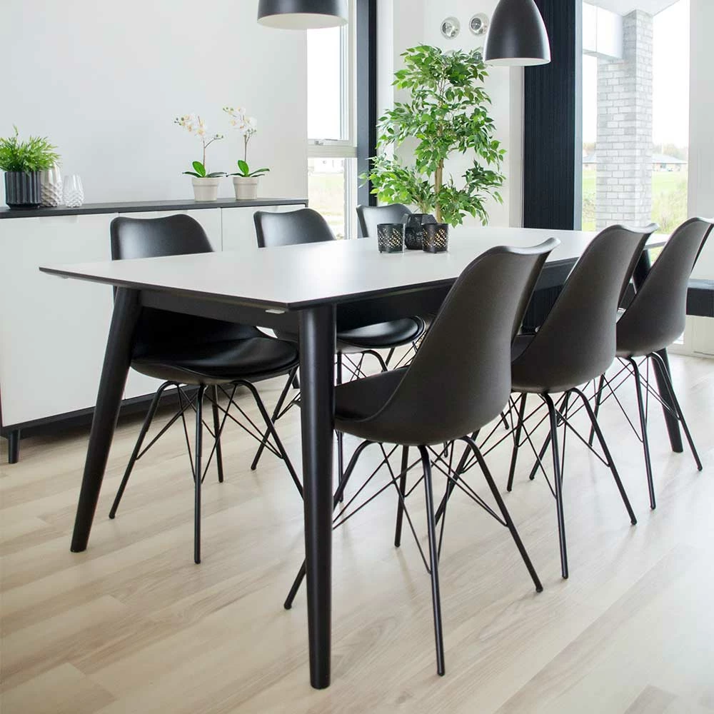 Coupon ? Skandi Essgruppe In Schwarz & Weiß - Ilagra (siebenteilig) ? 1 Coupon ? Skandi Essgruppe In Schwarz & Weiß - Ilagra (siebenteilig) ?