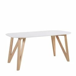 Blitzangebot ? Skandi Esstisch & Tischsessel - Movay (fünfteilig) ? -Cassna shop skandi esstisch tischsessel in gelb stoff natur movay 03