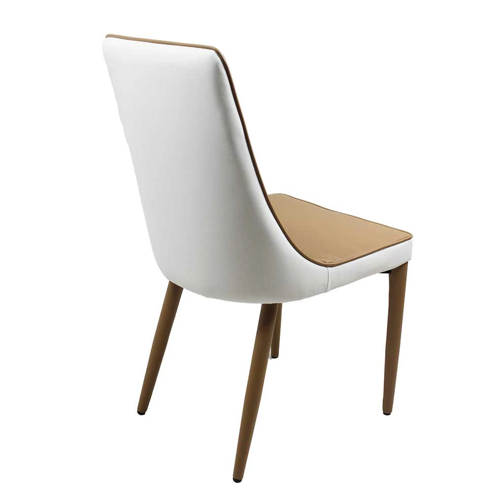 Auslauf ? Stuhlgrupppe In Weiß & Braun - Cynthia (fünfteilig) ? 4 Auslauf ? Stuhlgrupppe In Weiß & Braun - Cynthia (fünfteilig) ? – Bild 4