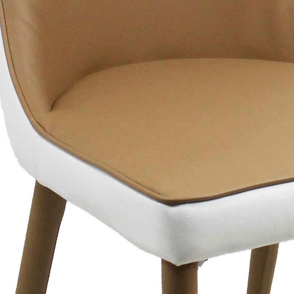 Auslauf ? Stuhlgrupppe In Weiß & Braun - Cynthia (fünfteilig) ? 5 Auslauf ? Stuhlgrupppe In Weiß & Braun - Cynthia (fünfteilig) ? – Bild 5