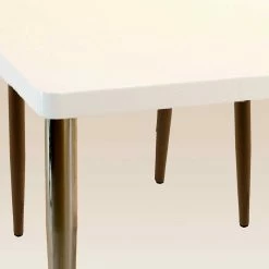 Auslauf ? Stuhlgrupppe In Weiß & Braun - Cynthia (fünfteilig) ? 11 Auslauf ? Stuhlgrupppe In Weiß & Braun - Cynthia (fünfteilig) ? -Cassna shop stuhlgrupppe in weiss braun mit esstisch 120x75x75 cynthia 06