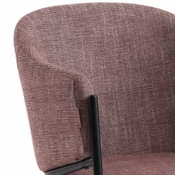 Budget ? Tisch & Strukturstoff Stühle In Rotbraun - Vappo (fünfteilig) ? -Cassna shop tisch strukturstoff stuehle in rotbraun modernes design vappo 05