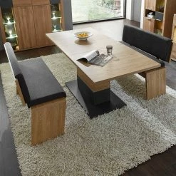 Bester Verkauf ? Topp Design Essgruppe Mit 2 Bänken - Jalzico (dreiteilig) ? 9 Bester Verkauf ? Topp Design Essgruppe Mit 2 Bänken - Jalzico (dreiteilig) ? -Cassna shop topp design essgruppe mit 2 baenken in eiche bianco dekor grau jalzico 03