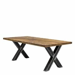 Auslauf ? Topp Designtisch & Schwingsessel - Toby (fünfteilig) ? -Cassna shop topp designtisch schwingsessel in braun 5 groessen toby 03