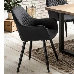 Top 10 ? U-Gestell Esstisch & Bank & Stühle - Flasca (sechsteilig) ? -Cassna shop u gestell esstisch bank stuehle in anthrazit mit armlehnen flasca 04