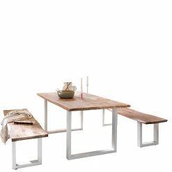 Neu ⭐ U-Gestell Tisch & 2 Bänke - Odiava (dreiteilig) ?