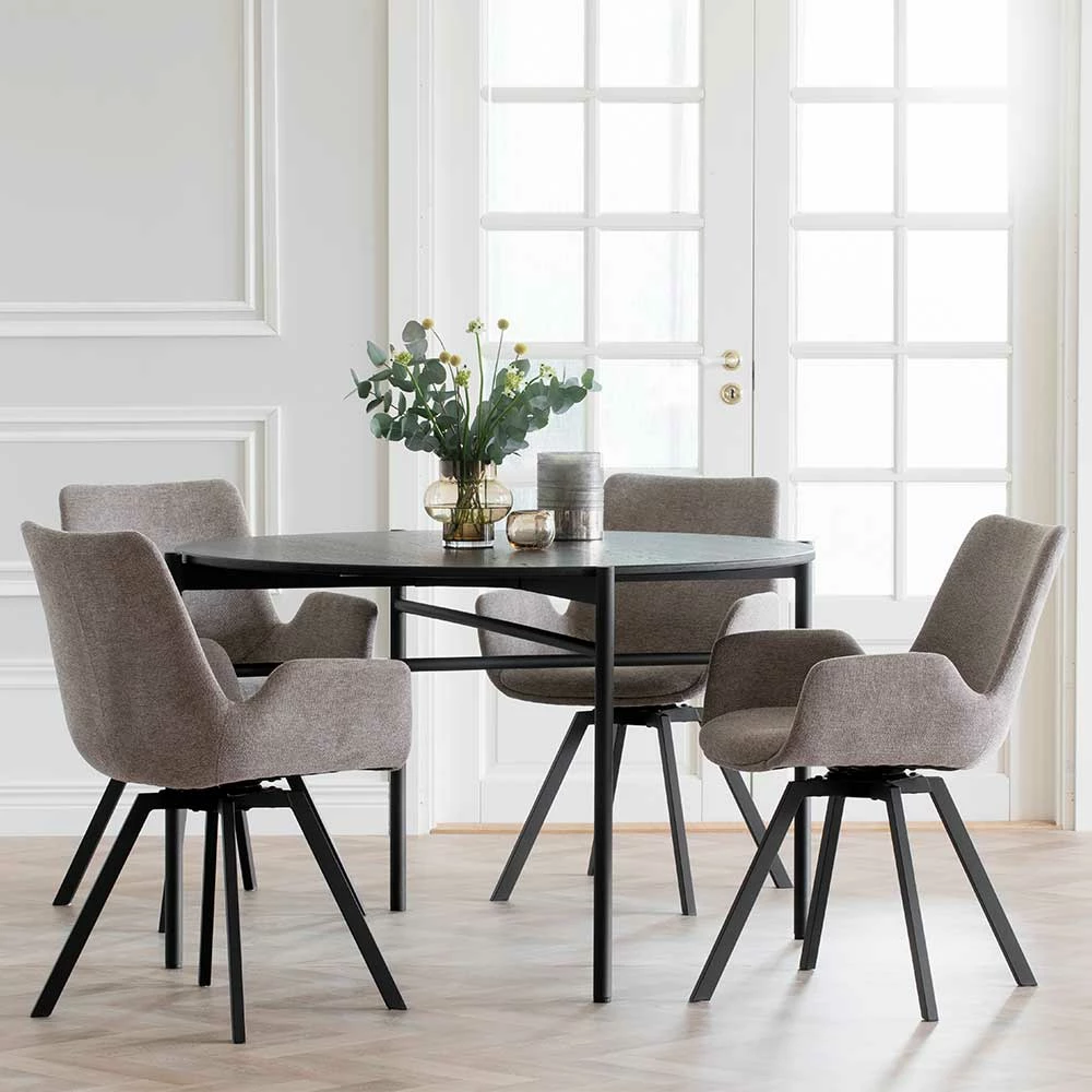 Billig ? Vier Armlehnenstühle & Esstisch - Lombardi (fünfteilig) ? 1 Billig ? Vier Armlehnenstühle & Esstisch - Lombardi (fünfteilig) ?