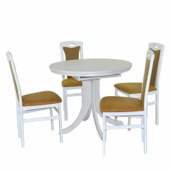 Aktion ? Weiße Essgruppe Set - Tateza (fünfteilig) ?