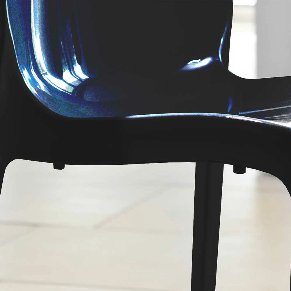 Neu ? Weißer Hochglanz Tisch & Designstühle - Zaruto (fünfteilig) ? 6 Neu ? Weißer Hochglanz Tisch & Designstühle - Zaruto (fünfteilig) ? – Bild 6