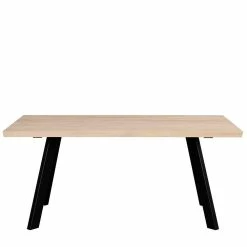 Besorgen ? White Wash Eiche Tisch Mit 4 Stühlen - Pulva (fünfteilig) ? -Cassna shop white wash eiche tisch mit 4 stuehlen in schwarz kunstleder pulva 03