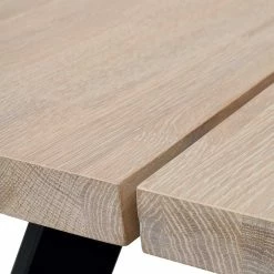 Besorgen ? White Wash Eiche Tisch Mit 4 Stühlen - Pulva (fünfteilig) ? -Cassna shop white wash eiche tisch mit 4 stuehlen in schwarz kunstleder pulva 05