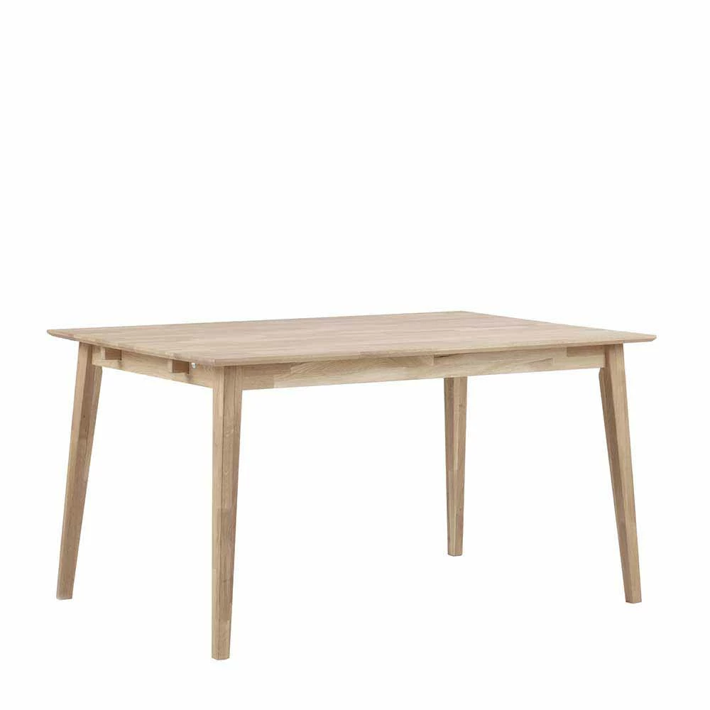 Auslauf ✨ White Wash Esstischgruppe Aus Eiche - Pessoa (fünfteilig) ? 3 Auslauf ✨ White Wash Esstischgruppe Aus Eiche - Pessoa (fünfteilig) ? – Bild 3