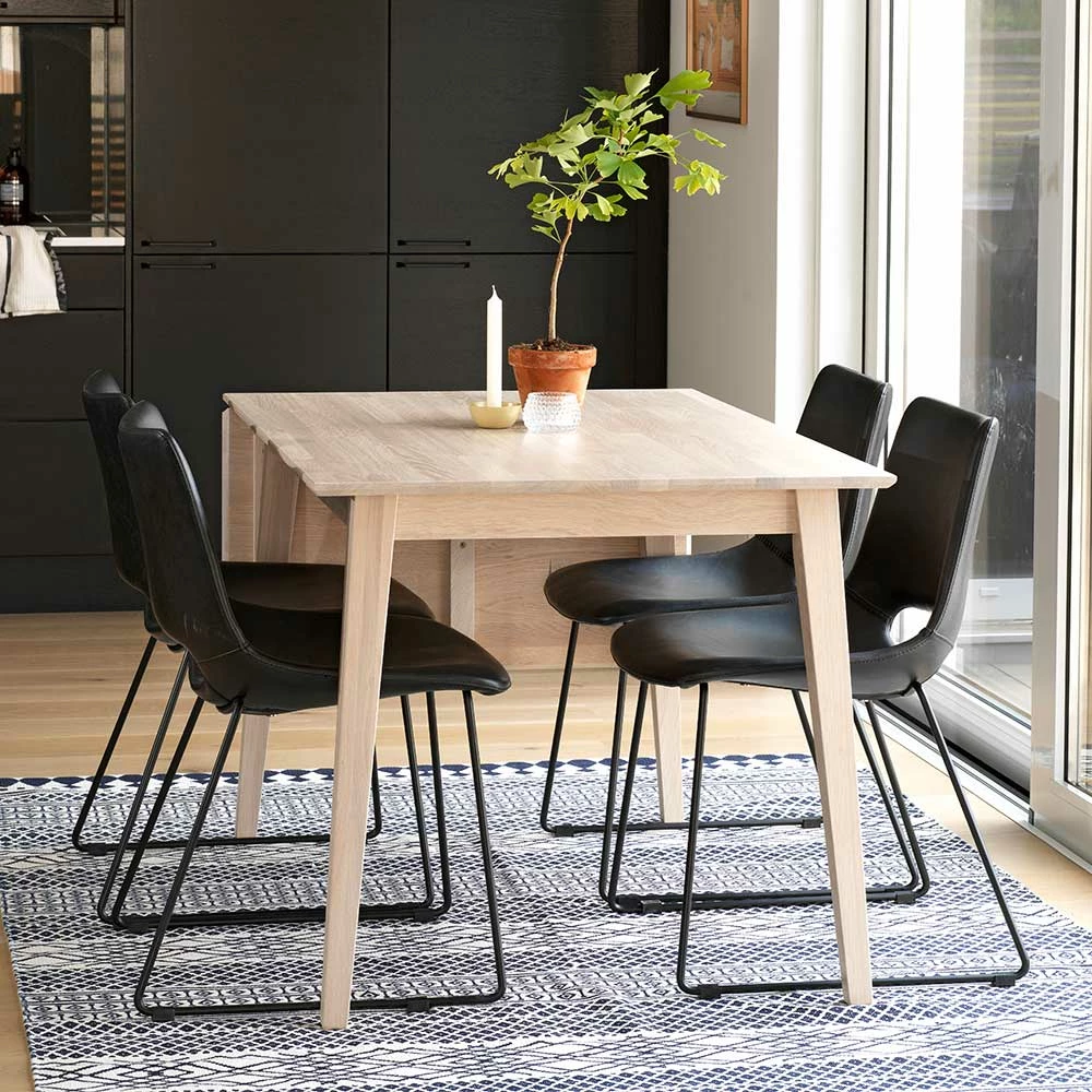 Bestpreis ? White Wash Tisch Ausklappbar & 4 Stühle - Pessoa (fünfteilig) ? 1 Bestpreis ? White Wash Tisch Ausklappbar & 4 Stühle - Pessoa (fünfteilig) ?