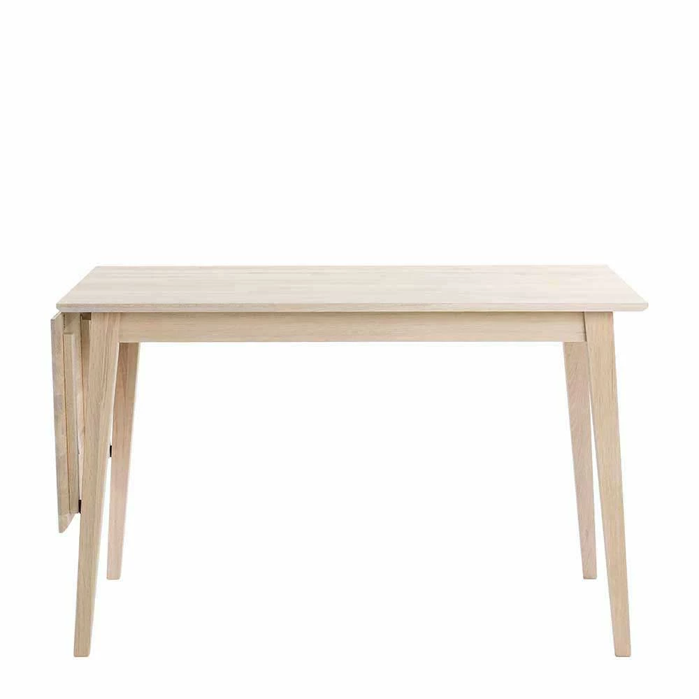 Bestpreis ? White Wash Tisch Ausklappbar & 4 Stühle - Pessoa (fünfteilig) ? 2 Bestpreis ? White Wash Tisch Ausklappbar & 4 Stühle - Pessoa (fünfteilig) ? – Bild 2