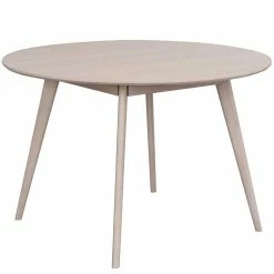 Rabatt ? White Wash Tischgruppe In Rund - Navassa III (fünfteilig) ? -Cassna shop white wash tischgruppe in rund mit 4 polsterstuehlen grau navassa iii 02