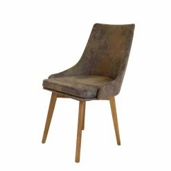 Brandneu ? Wildeiche Tischgruppe Mit 4 Polsterstühlen Rosmaron In Verwaschenem Braun (fünfteilig) ❤️ -Cassna shop wildeiche tischgruppe mit 4 polsterstuehlen in verwaschenem braun rosmaron 03