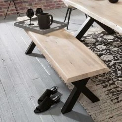 Neu ? X-Fuß Esstisch & Sitzbank - Tilveta (zweiteilig) ⭐ 9 Neu ? X-Fuß Esstisch & Sitzbank - Tilveta (zweiteilig) ⭐ -Cassna shop x fuss esstisch sitzbank in white wash eiche schwarz tilveta 04