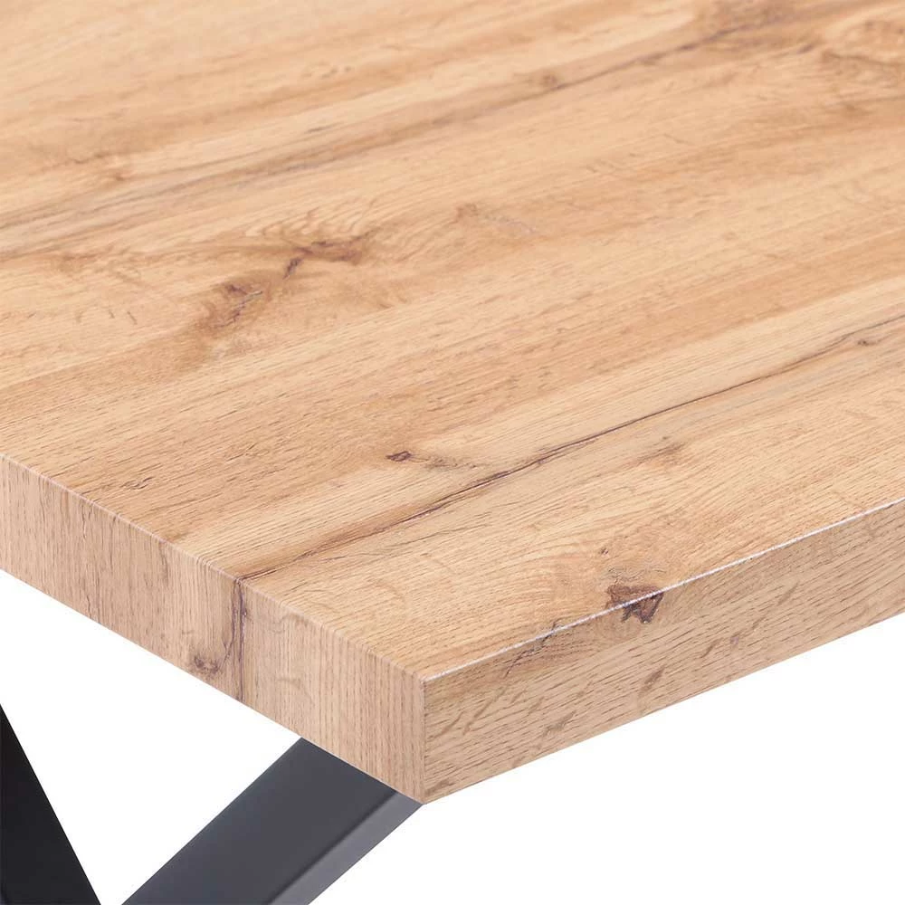 Billig ? X-Fuß Esstisch & Stühle Set - Cralega (fünfteilig) ? 5 Billig ? X-Fuß Esstisch & Stühle Set - Cralega (fünfteilig) ? – Bild 5