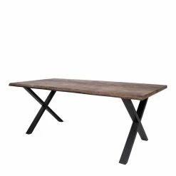 Bestpreis ? X-Fuß Tisch & Tischsessel - Tobarida (siebenteilig) ✨ -Cassna shop x fuss tisch tischsessel aus kunstleder in schwarz tobarida 03