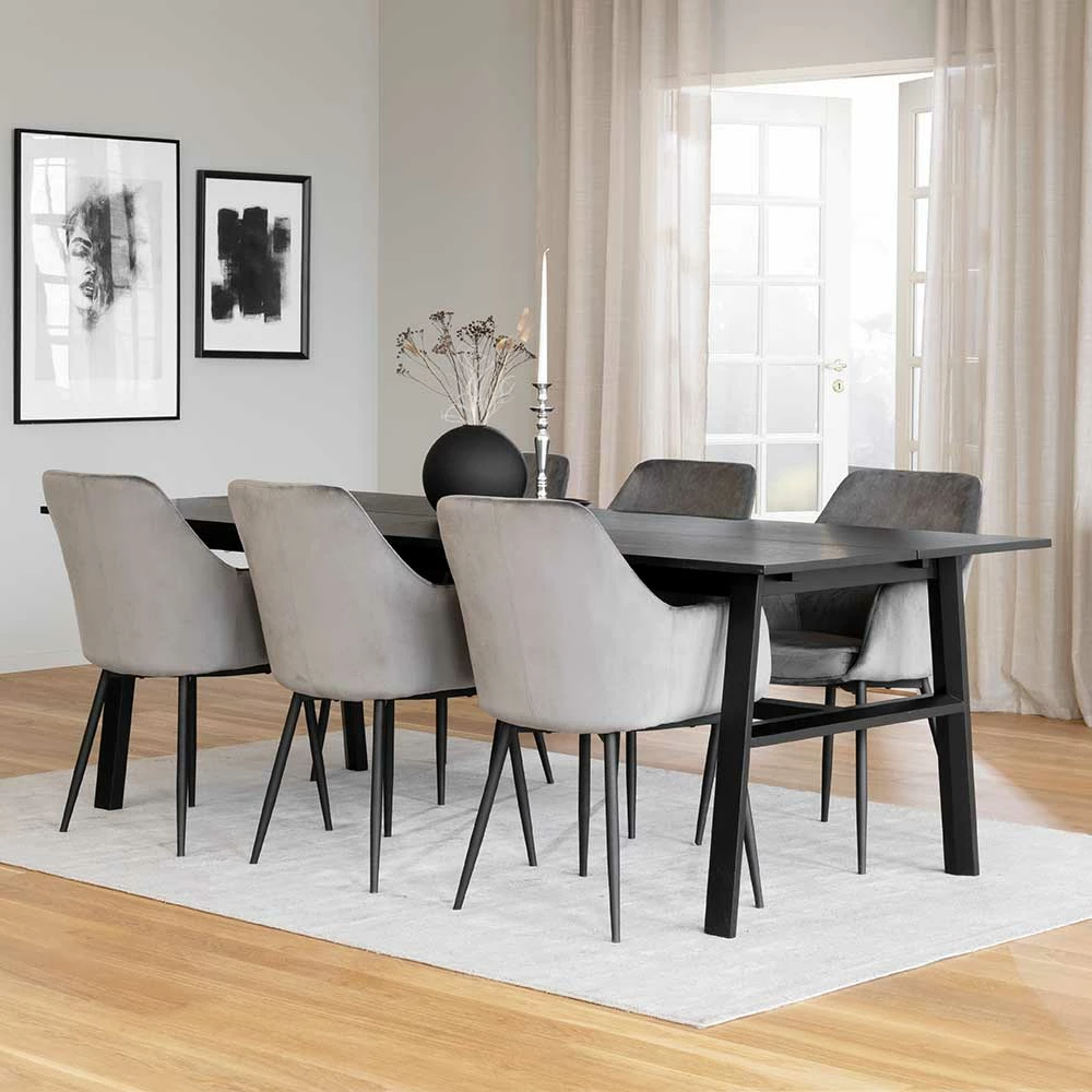 Billig ? Zeitloser Tisch & Armlehnenstühle - Rincos (siebenteilig) ? 1 Billig ? Zeitloser Tisch & Armlehnenstühle - Rincos (siebenteilig) ?